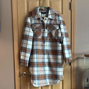 CoffeeShop New York Plaid Coat